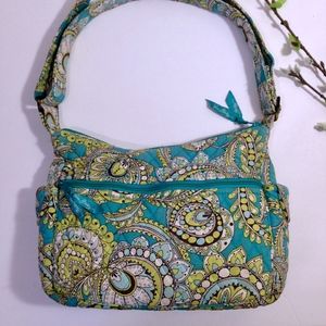 VERA BRADLEY “Peacock” Paisley On the Go Crossbody